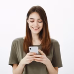 portrait-woman-dark-green-tshirt_176420-28766